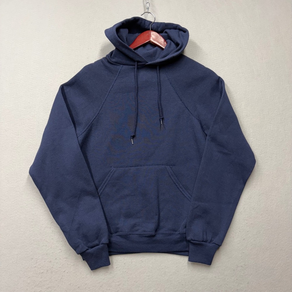Lee Hoodie Men Small Navy Sweats Unlimited Vintage 80s NWT Made in USA Raglan